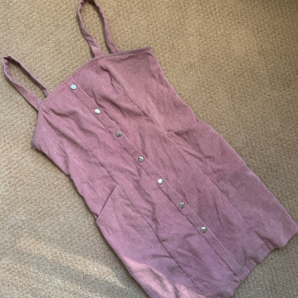 Elegant Pink Button-Down Skirt